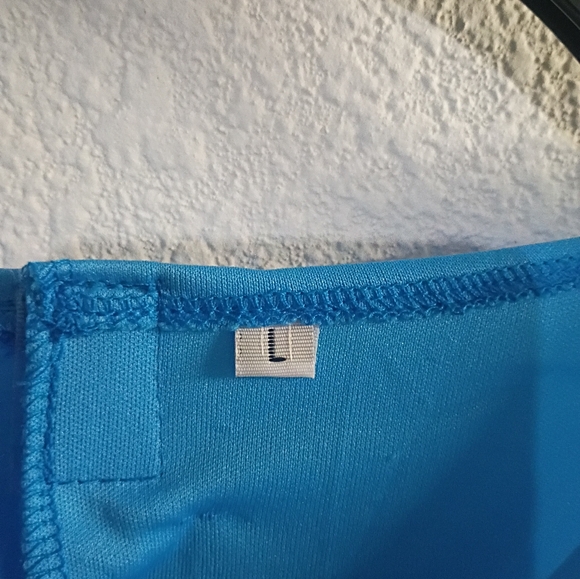 NWOT Peasent Belle Blue and White Dress - Picture 8 of 8